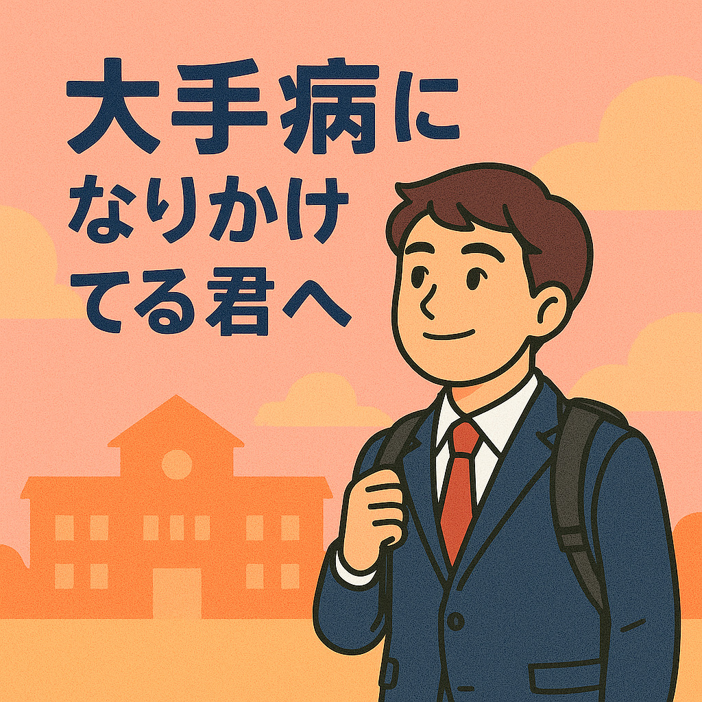 大手病になりかけてる君へ