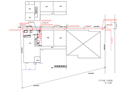 排水申請図
